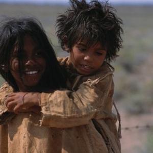 Still of Laura Monaghan and Everlyn Sampi in RabbitProof Fence 2002