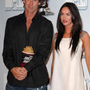 Michael Bay and Megan Fox at event of 2008 MTV Movie Awards 2008