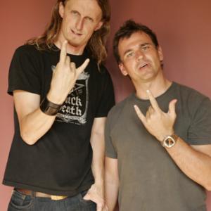 Sam Dunn and Scot McFadyen at event of Metal A Headbangers Journey 2005
