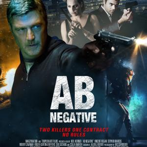 Vincent Regan Seb Castang and Csilla BarathBastaic in AB Negative 2015