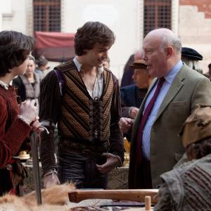 Julian Fellowes and Douglas Booth in Romeo & Juliet (2013)