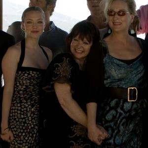 Colin Firth, Meryl Streep, Catherine Johnson and Amanda Seyfried at event of Mamma Mia! (2008)