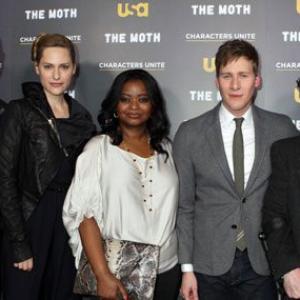 USA NETWORK CHARACTERS UNITEMOTH STORYTELLING EVENT  Wednesday Feb 15 2012 in West Hollywood California  Pictured lr Tim King Aimee Mullins Octavia Spencer Dustin Lance Black Greg Walloch  Photo by Evans Vestal WardUSA Network