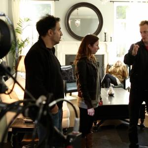 John Asher directing on the set of Somebody Marry Me 2012