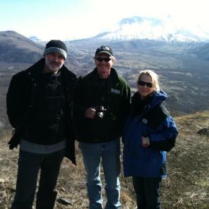 Nick Davidson Jon Majors and Donna Bertaccini PBSNOVA Mount St Helens  2010