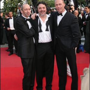 Jim Houck with director Yoel Dahan center and Francois Lecoq left at the 63rd Cannes Film Festival