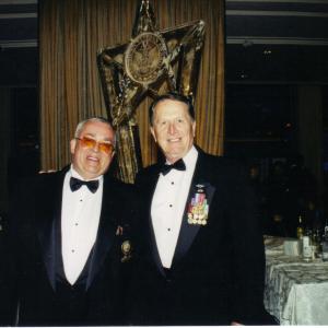 Harry and thenacting Secretary of the Department of Veterans Affairs Herschel Gober