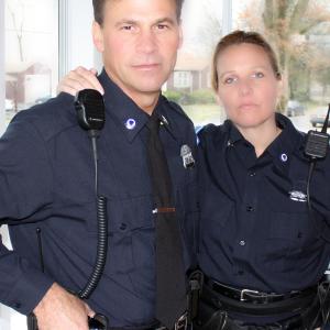 Betrothed Jeff Corazzini investigating a shooting with Suzanne Gilles