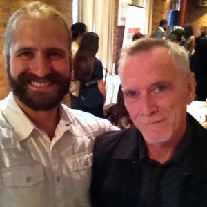 CELLULOID DREAMS director Jonathan Dillon with actor Greg Lucey at URBANWORLD FILM FESTIVAL in NYC. CELLULOID DREAMS has won two Grand Jury Awards (Dances With Films and Playhouse West.)