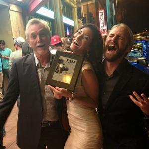 Greg Lucey, Crystal Montecon, Jonathan Dillon of CELLULOID DREAMS, Grand Jury Prize, Playhouse West, Los Angeles