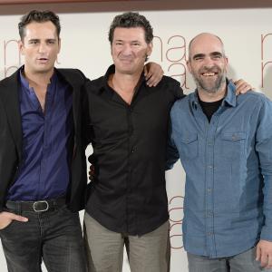 Julio Medem, Luis Tosar and Asier Etxeandia at event of Ma ma (2015)