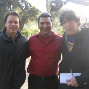 On the set of We Bought A Zoo with Matt Damon and Cameron Crowe