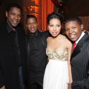 Denzel Washington Jurnee SmollettBell Denzel Whitaker and Nate Parker at event of The Great Debaters 2007