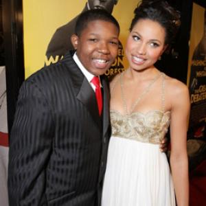Jurnee Smollett-Bell and Denzel Whitaker at event of The Great Debaters (2007)