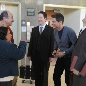 Still of Rob Lowe Fred Savage and Juan Carlos Cantu in The Grinder 2015