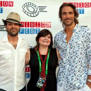 George Katt Kim Cummings and Lukas Hassel attend the NYC Premiere of In Montauk at Tribeca Film Festivals Vision Fest 12  Tribeca Cinemas