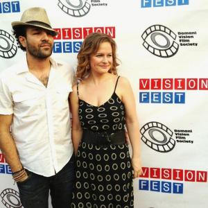 George Katt and Rosebud Baker attend the NYC Premiere of In Montauk at Tribeca Film Festivals Vision Fest 12  Tribeca Cinemas
