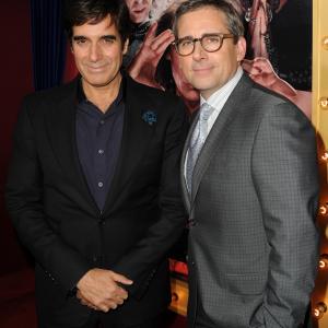 David Copperfield and Steve Carell at event of The Incredible Burt Wonderstone (2013)