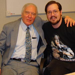 Angus Scrimm and Glen Baisley at the Chiller Theatre show