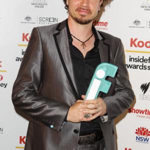 Denson receives the 2010 Inside Film award for Best Cinematography for his work on THE WAITING CITY