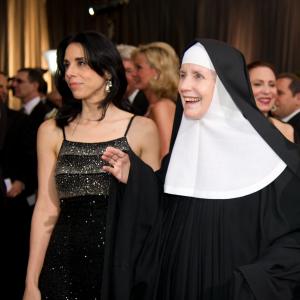 Rebecca Cammisa and Mother Prioress Dolores Hart on the Oscars Red Carpet.
