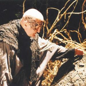 As Merlin in the pilot for 