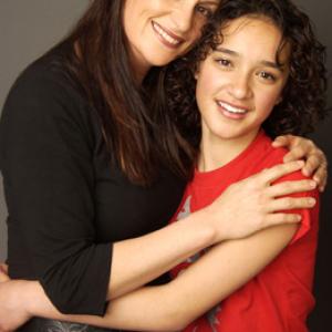 Niki Caro and Keisha Castle-Hughes at event of Whale Rider (2002)