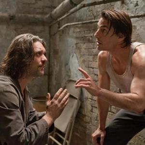 Blockbuster Mission Impossible Ghost Protocol, Miraj Grbic as Bogdan, Tom Cruise as Ethan.