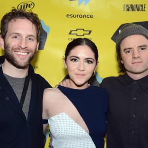 Michael Johnson, Glenn Howerton and Isabelle Fuhrman at event of All the Wilderness (2014)