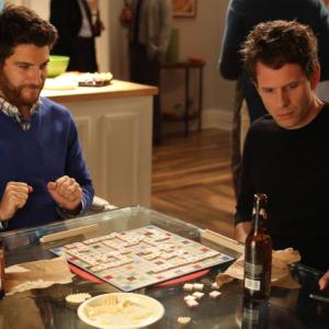 Still of Glenn Howerton and Adam Pally in The Mindy Project 2012
