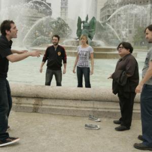 Still of Danny DeVito Rob McElhenney Kaitlin Olson and Glenn Howerton in Its Always Sunny in Philadelphia 2005