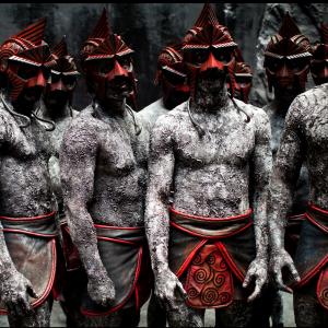 Entombed Titans from the film Immortals Makeup designed and applied by Ken Diaz