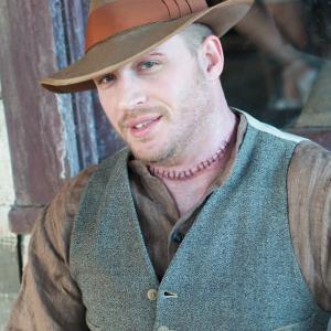 Tom Hardy as Forrest Bondurant in Lawless Makeup designed and applied by Ken Diaz