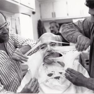 Jack Lemmon's old age makeup removal for 