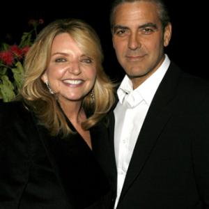 George Clooney and Wanda McDaniel