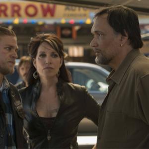 Still of Jimmy Smits Katey Sagal and Charlie Hunnam in Sons of Anarchy 2008