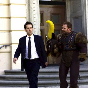 Still of Seann William Scott and Paul Rudd in Vyriskas auklejimas 2008