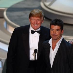 Donald Trump and Simon Cowell