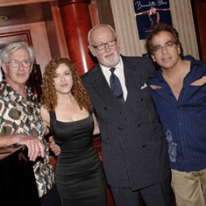 Bernadette Peters, Marvin Laird, Bruce Lundvall and Richard Jay-Alexander