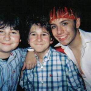 Sam Lerner Mitchel Musso and Matt Fahey at the wrap party for Monster House