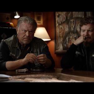 Frank Potter and William Lucking Sons of Anarchy Season 4