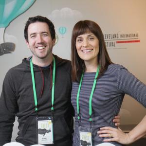 Dorien Davies and Kenny Stevenson at the 2012 Clevleand International Film Festival for the world premier of 