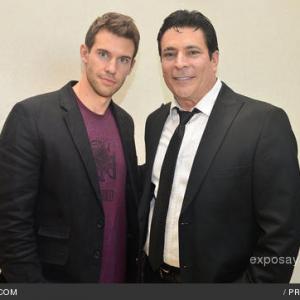 WriterDirector Daniel R Chavez with actor Zane Stephens at Dances With Films opening night gala