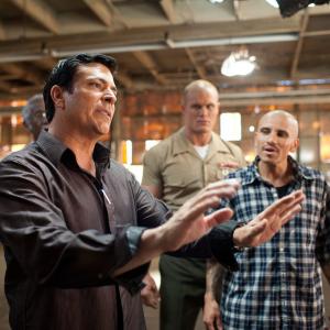 WriterDirector Daniel R Chavez on Broken Glass set with Actors Cesar A Garcia and Jess Allen