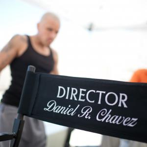 On-set at filming of 