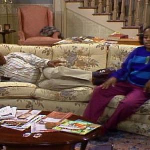Still of Bill Cosby and Tempestt Bledsoe in The Cosby Show 1984