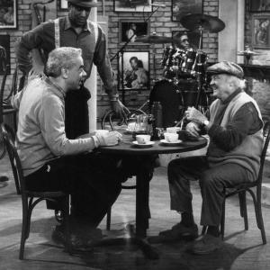 Still of Bill Cosby Earle Hyman and Dub Taylor in The Cosby Show 1984