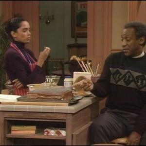 Still of Lisa Bonet and Bill Cosby in The Cosby Show 1984