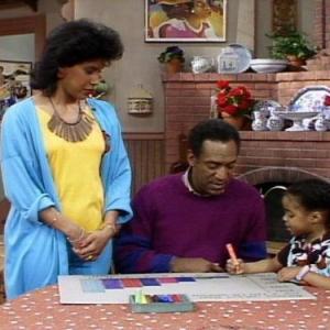 Still of Bill Cosby and Phylicia Rashad in The Cosby Show 1984
