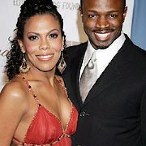 Sean Patrick Thomas with wife Aonika Laurent